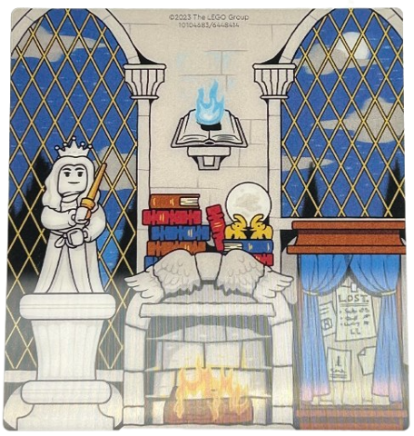 Plastic 3D Backdrop with Ravenclaw Common Room Pattern