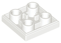 White Tile, Modified 2 x 2 Inverted