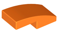 Orange Slope, Curved 2 x 1 x 2/3