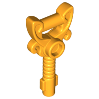 Bright Light Orange Minifigure, Utensil Key, Ornamented with 1 Stud