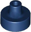 Dark Blue Tile, Round 1 x 1 with Bar and Pin Holder