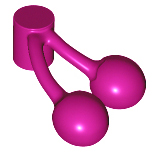 Magenta Cherries / Cherry Pair