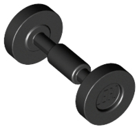 Black Wheel Skateboard / Trolley