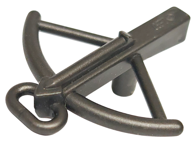 Pearl Dark Gray Minifigure, Weapon Crossbow
