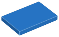 Blue Tile 2 x 3