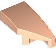 Light Nougat Wedge 2 x 1 x 2/3 Right