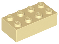 Tan Brick 2 x 4