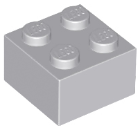 Light Bluish Gray Brick 2 x 2