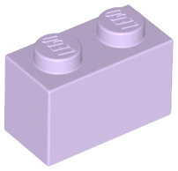 Lavender Brick 1 x 2