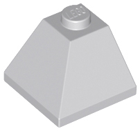 Light Bluish Gray Slope 45 2 x 2 Double Convex Corner