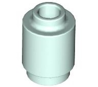 Light Aqua Brick, Round 1 x 1