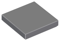 Dark Bluish Gray Tile 2 x 2