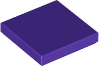 Dark Purple Tile 2 x 2