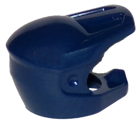 Dark Blue Minifigure, Headgear Helmet Dirt Bike