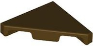 Dark Brown Tile, Modified 2 x 2 Triangular