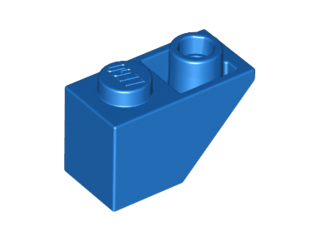 Blue Slope, Inverted 45 2 x 1