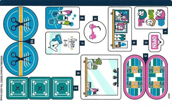 Sticker Sheet for Set 41743 - (10101084/6416441)