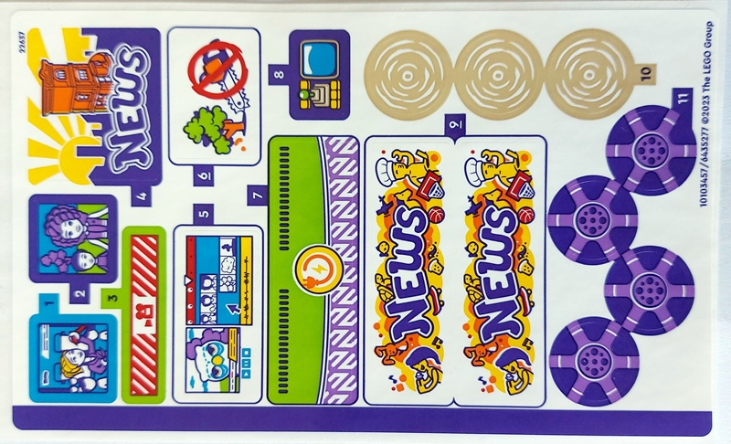 Sticker Sheet for Set 41749 - (10103457/6435277)