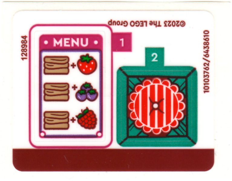 Sticker Sheet for Set 41753 - (10103762/6438610)