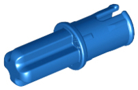 Blue Technic, Axle 1L with Pin with Friction Ridges