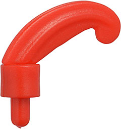 Red Minifigure, Plume Feather Small