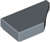 Sand Blue Tile, Modified 1 x 2 Wedge Right