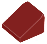 Dark Red Slope 30 1 x 1 x 2/3