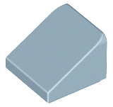 Sand Blue Slope 30 1 x 1 x 2/3