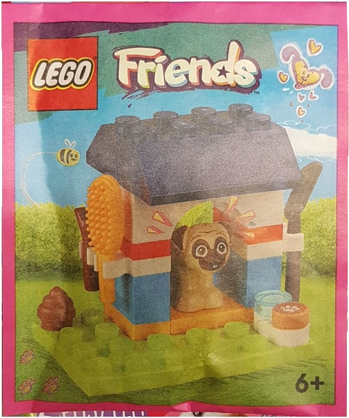 562402 Pug with Doghouse paper bag
