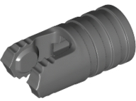 Dark Bluish Gray Hinge Cylinder 1 x 2 Locking with 2 Fingers and Axle Hole on Ends without Slots