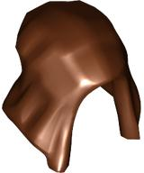 Reddish Brown Minifigure, Headgear Hood Basic