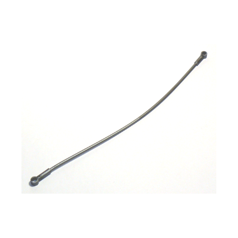 Flat Silver Hose, Flexible 22L with 2 Connector Ends (Zipline)