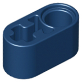 Dark Blue Technic, Liftarm Thick 1 x 2 - Axle Hole