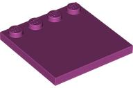 Magenta Tile, Modified 4 x 4 with Studs on Edge