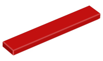 Red Tile 1 x 6