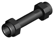 Black Minifigure, Weapon Hilt Smooth Extended