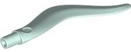 Light Aqua Wave Rounded Curved Single with Bar End (Flame, Sword)
