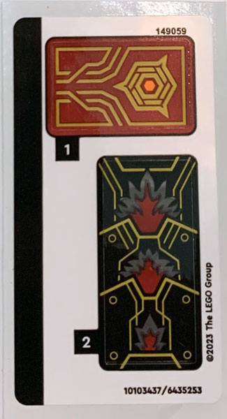 Sticker Sheet for Set 71790 - (10103437/6435253)