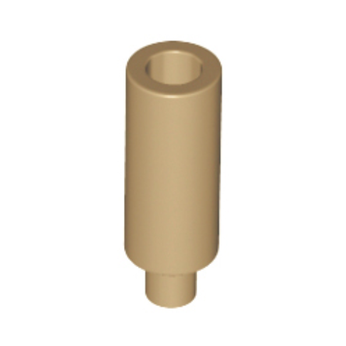 Dark Tan Minifigure, Utensil Candle