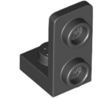 Black Bracket 1 x 1 - 1 x 2 Inverted