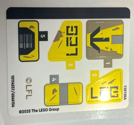 Sticker Sheet for Set 75431 - (10114557/6566154)