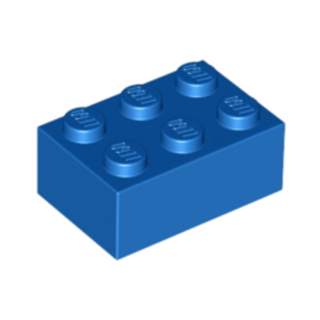 Blue Brick 2 x 3