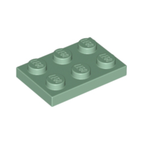 Sand Green Plate 2 x 3