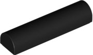 Black Slope, Curved 1 x 4 x 2/3 Double