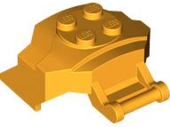 Bright Light Orange Cockpit Front 4 x 3 x 2 with Bar Handle