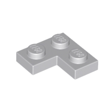 Light Bluish Gray Plate 2 x 2 Corner