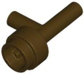 Dark Brown Minifigure, Utensil Space Gun / Torch without Grooves