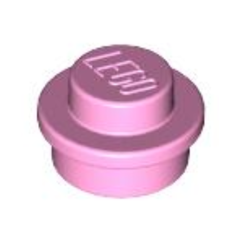 Bright Pink Plate, Round 1 x 1