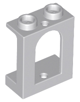 Light Bluish Gray Window 1 x 2 x 2 Castle