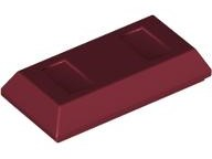 Dark Red Minifigure, Utensil Ingot 1 x 2